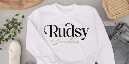 Megitran Carolinesh Script Font Poster 2