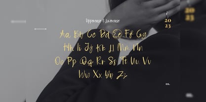 Marissa Bellas Font Poster 3