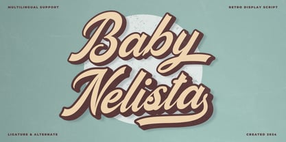 Baby Nelista Font Poster 1