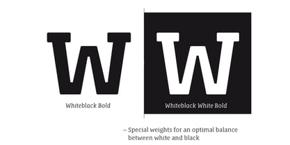 Whiteblack Font Poster 6