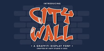 City Wall Font Poster 1