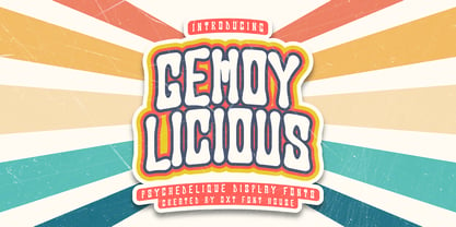 Gemoylicious Font Poster 1