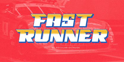 Turbo Lancer Font Poster 4