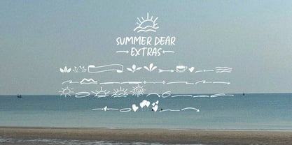 Summer Dear Font Duo Font Poster 12