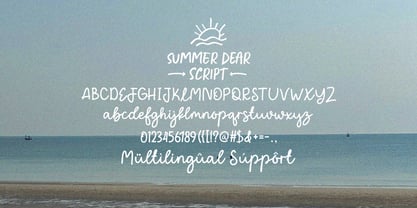 Summer Dear Font Duo Font Poster 10