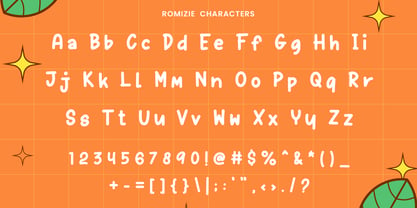 Romizie Font Poster 3