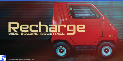 Recharge Font Poster 1