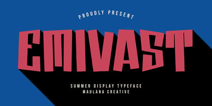 Emivast Font Poster 1