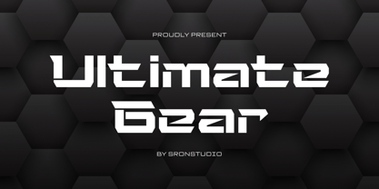 Ultimate Gear Font Poster 1