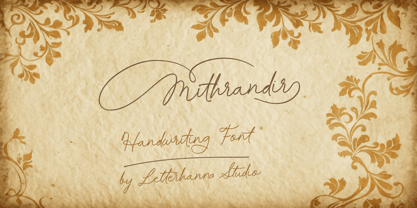 Mithrandir Font Poster 1