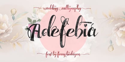 Adefebia Font Poster 1