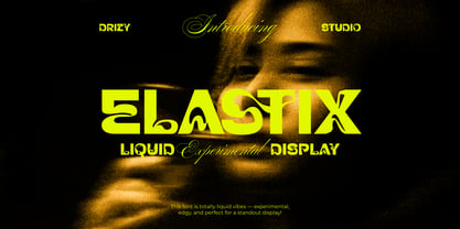 Elastix Font Poster 1