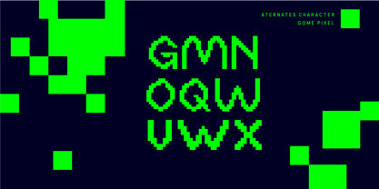 Gome Pixel Font Poster 11