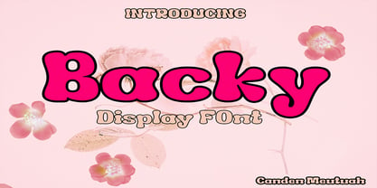 Backy Font Poster 1