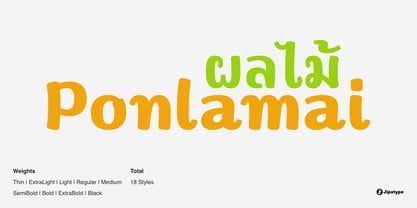 Ponlamai Font Poster 1