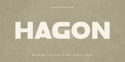 Hagon Font Poster 1