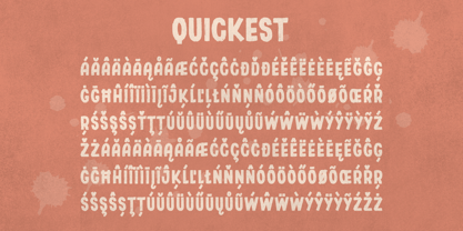 Quickest Fuente Póster 9