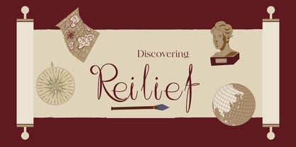 Reilief Font Poster 1