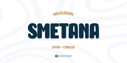 Smetana Font Poster 1