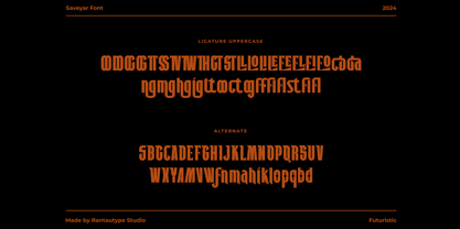 Saveyar Font Poster 14