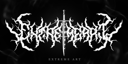 Gorezack Blackmetal Font Poster 3