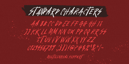 Bloody Grounds Font Poster 6