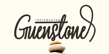 Guenstone Font Poster 1