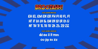Brootahh Font Poster 8