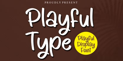 Playful Type Font Poster 1