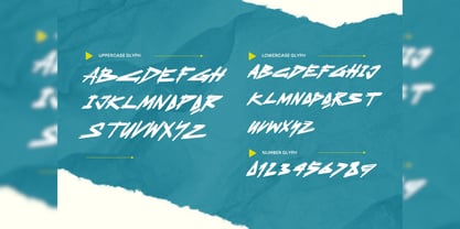 Zerowax Font Poster 2