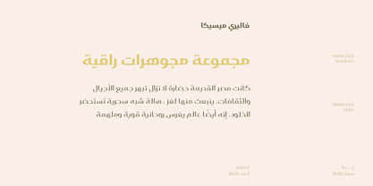 Simah Zaza Arabic Font Poster 11