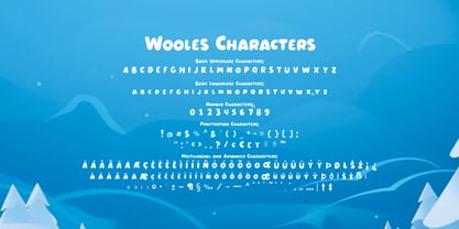 Wooles Font Poster 2