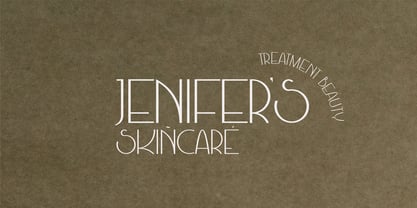 Skincare Monoletter Font Poster 3