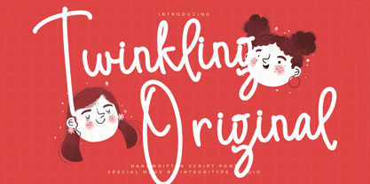 Twinkling Original Font Poster 1