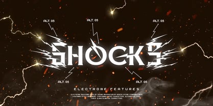Electrone Font Poster 9
