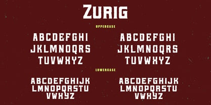 Zurig Font Poster 7