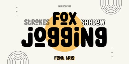 Fox Jogging Font Poster 1