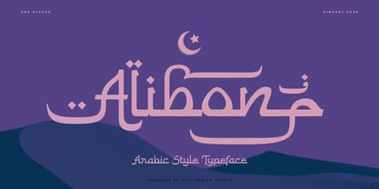 Alibon Font Poster 1