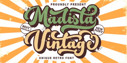 Madista Vintage Font Poster 1
