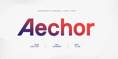 Aechor Font Poster 1