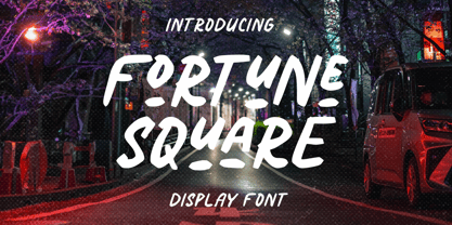 Fortune Square Font Poster 1