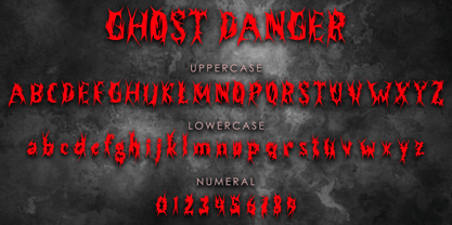 Ghost Danger Font Poster 6