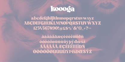 Koooga Font Poster 2