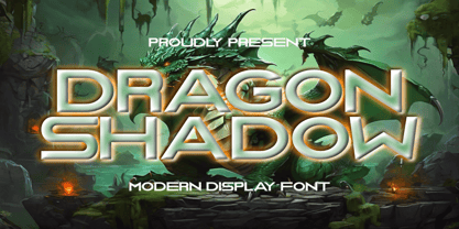 Dragon Shadow Font Poster 1