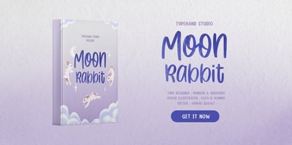 Moon Rabbit Font Poster 3