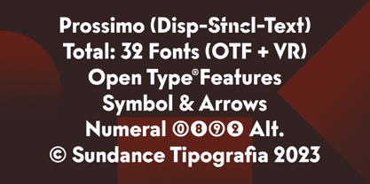 Prossimo Font Poster 7