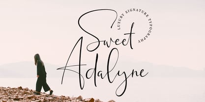 Sweet Adalyne Font Poster 1
