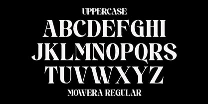 Mowera Font Poster 3