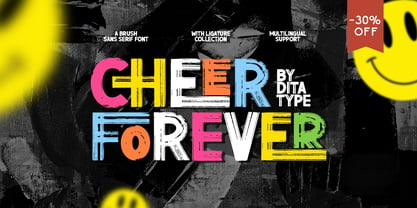 Cheer Forever Font Poster 11