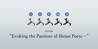 Seiryu Kana Font Poster 2